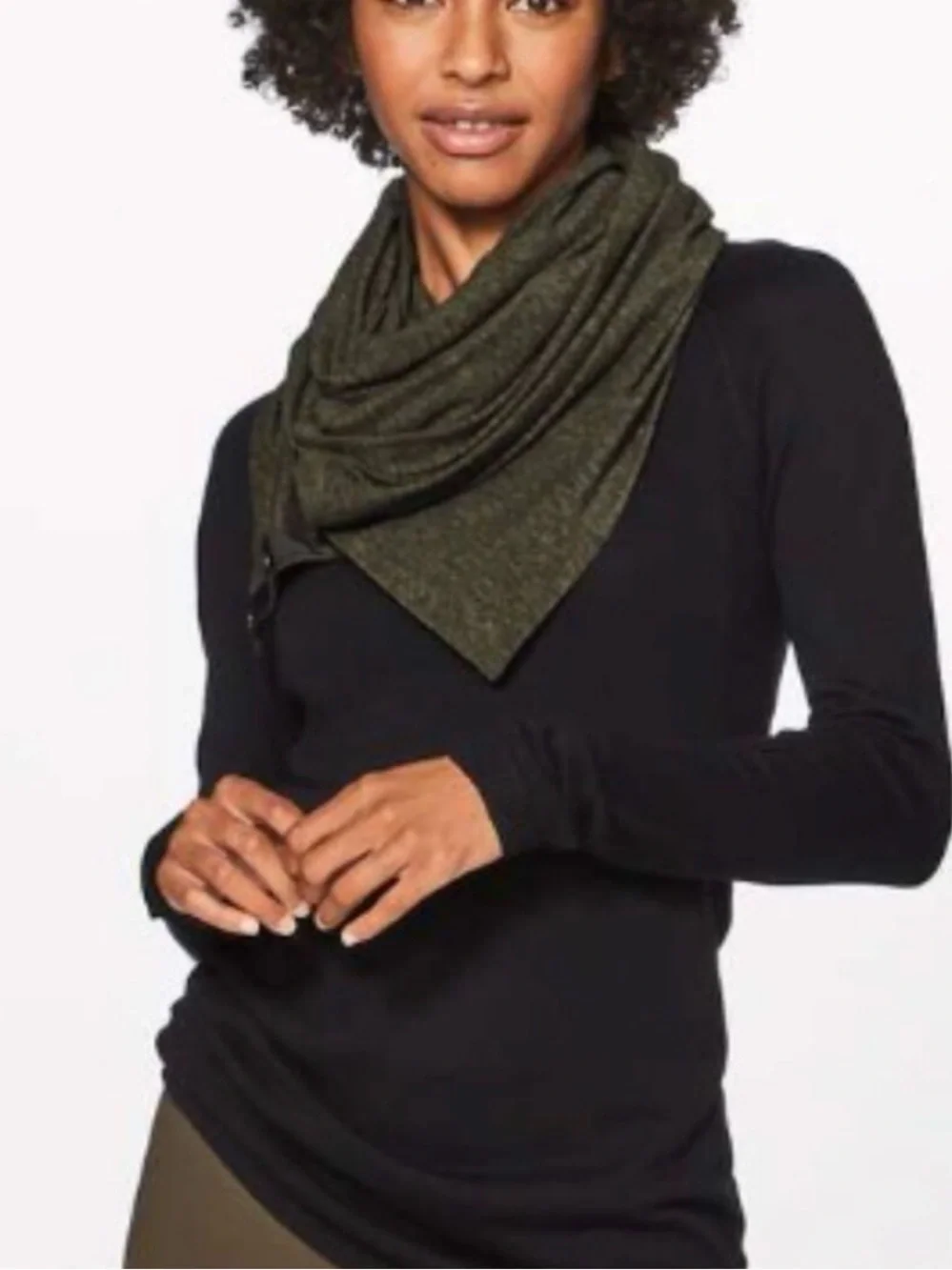Lululemon Vinyasa Scarf Size Khaki Green